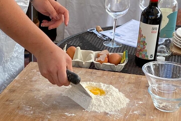 Rooftop Cooking Class in Genoa: Pesto, Fresh Pasta & Wine