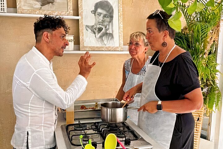 Sea View Sicilian Cooking Class & Taormina Market with Chef Mimmo