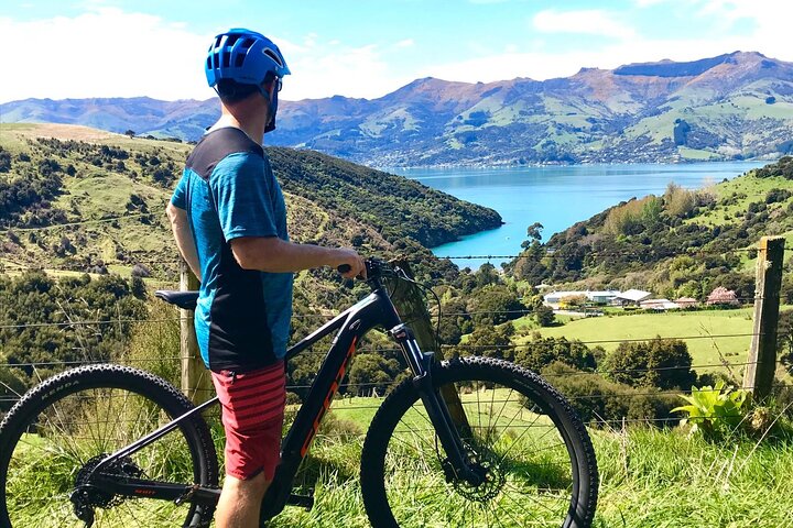 Guided Electric Mountain Bike Tour- Akaroa Explorer