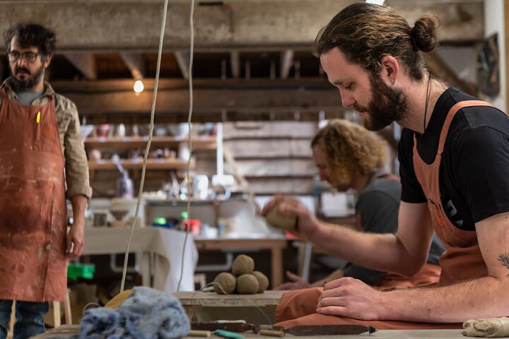 Creative Wheel Throwing Pottery Class in Coromandel