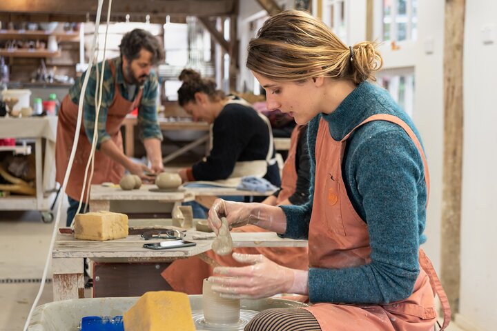 Creative Wheel Throwing Pottery Class in Coromandel