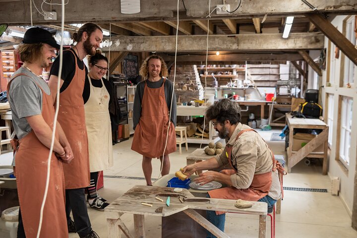 Creative Wheel Throwing Pottery Class in Coromandel