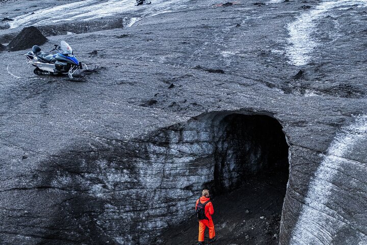 Gullfoss: Langjokull Glacier Ice Cave and Snowmobile Guided Tour