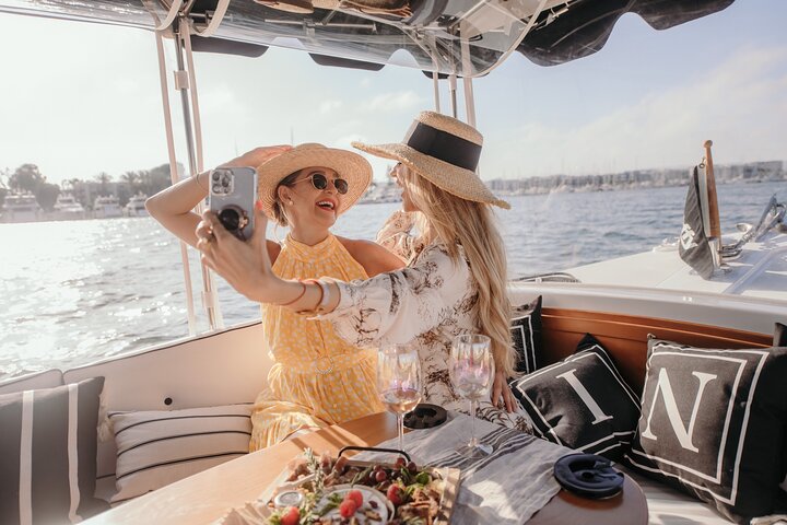 Luxury Shared E-Boat Cruise with Wine, Charcuterie & Sea Lions Spotting