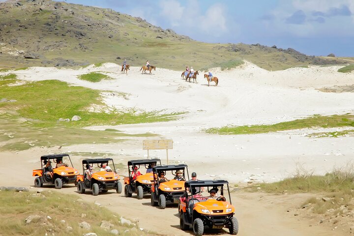 Aruba UTV Tour with Natural Cave Pool and Cliff Jumping