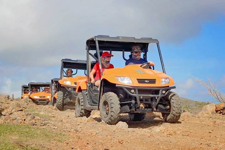 Aruba UTV Tour with Natural Cave Pool and Cliff Jumping