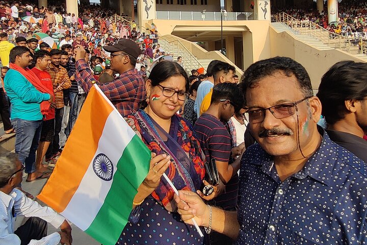 Amritsar Wagah Border Flag Ceremony.