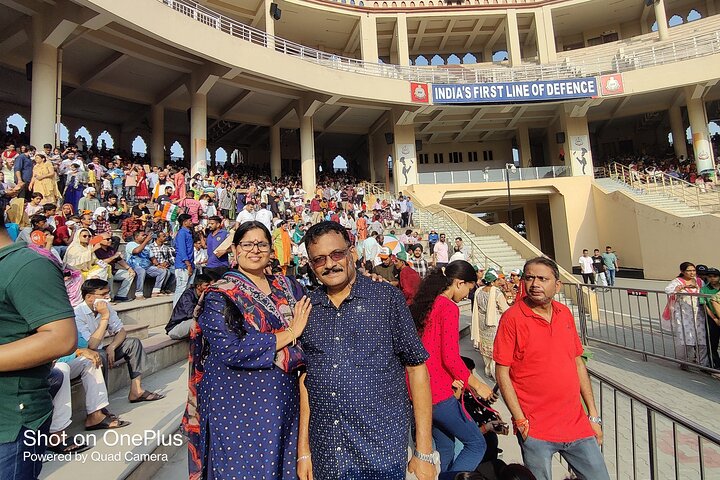 Amritsar Wagah Border Flag Ceremony.