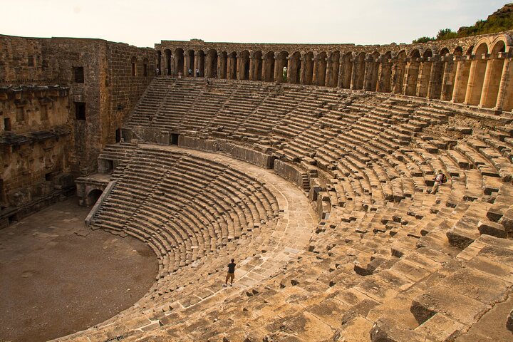 Perge, Aspendos, Side and Waterfall Full Day Tour