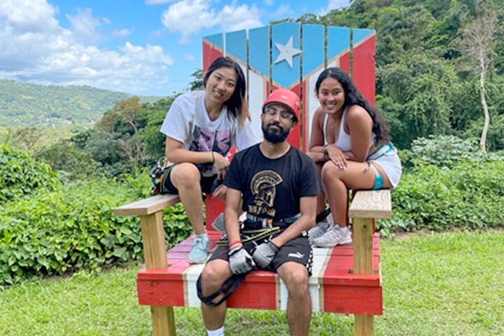 El Yunque Ziplining in Puerto Rico