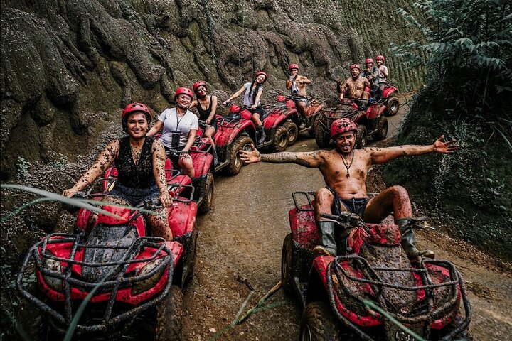 Ubud ATV Ride Through Elephant Cave, Monkey Forest, Waterfall
