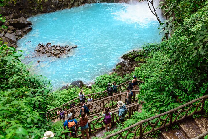 Rio Celeste Hiking, Sloth Sanctuary & Llanos de Cortes Waterfall Tour