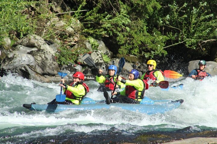 Winter Rafting River Trancura