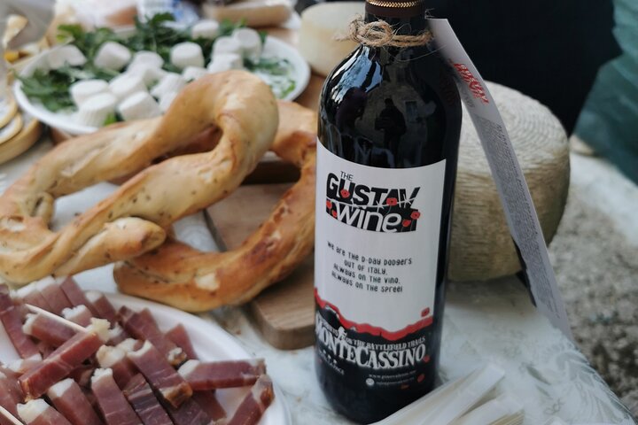 Aperitivo with Monte Cassino History and the Gustav Wine