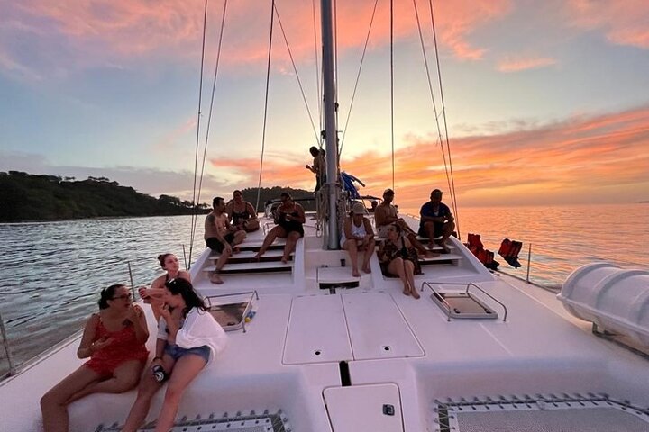 Sunset Catamaran Tour in Playa Flamingo