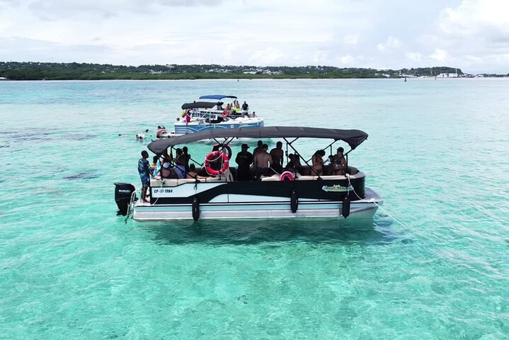 Private Pontoon Day by the Aquarium and San Andres Bay