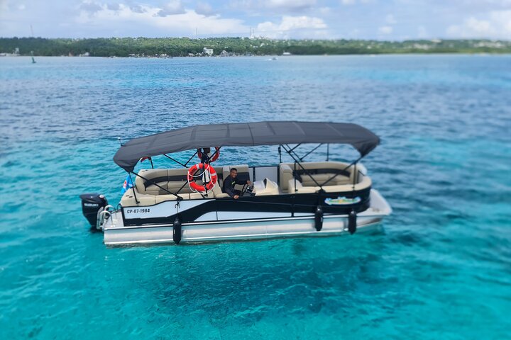 Private Pontoon Day by the Aquarium and San Andres Bay