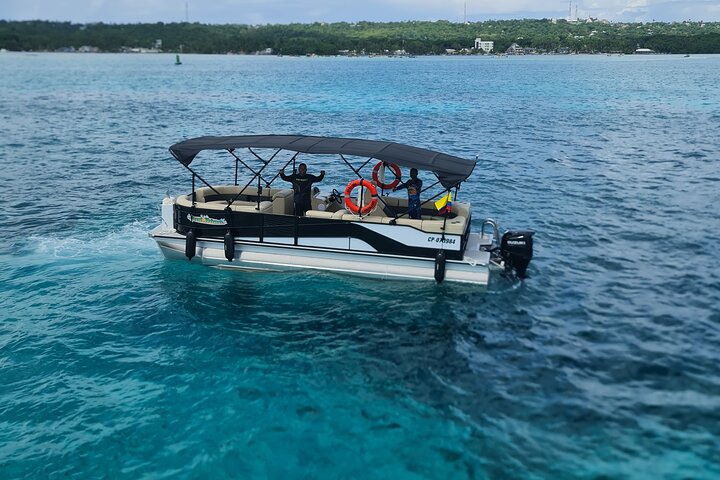 Private Pontoon Day by the Aquarium and San Andres Bay