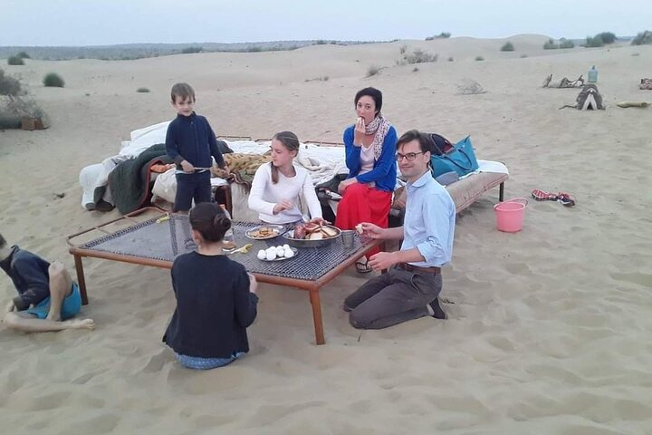 Non-touristic overnight camel safari