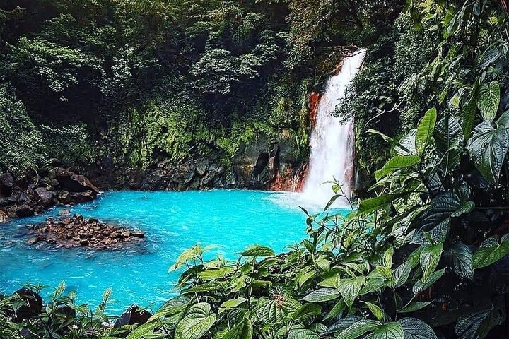 RIO CELESTE RIVER: Tubing+Rainforest+Wildlife+Waterfall+Active Volcano (PRIVATE)