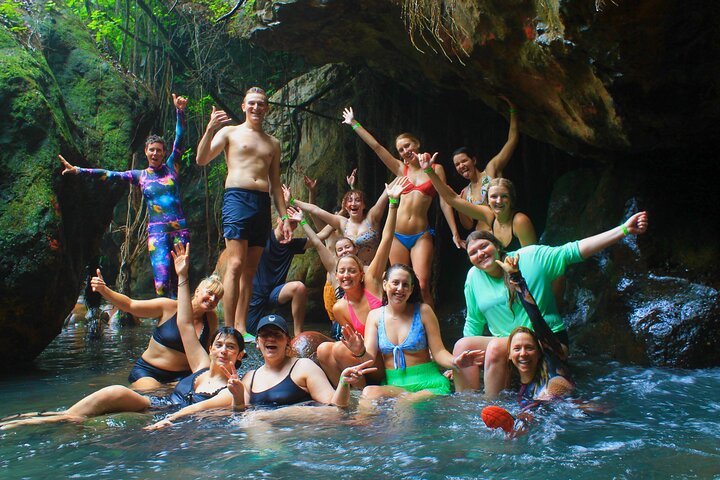 La Leona waterfall adventure hike half day