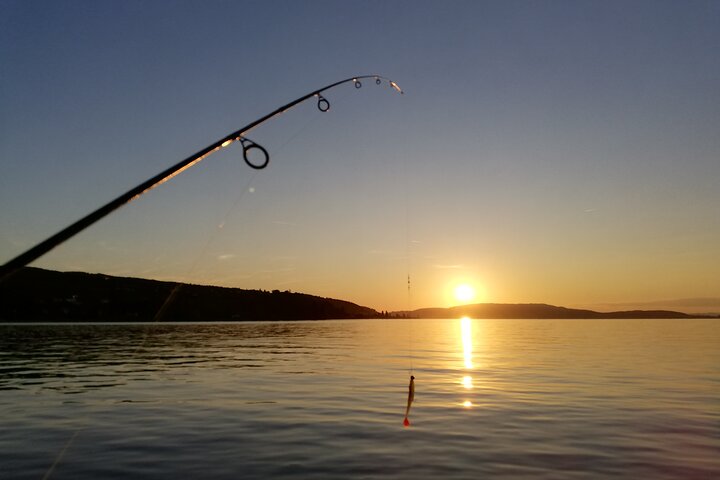 Fishing Tour with a Fishing Boat at Lake Constance (Untersee)