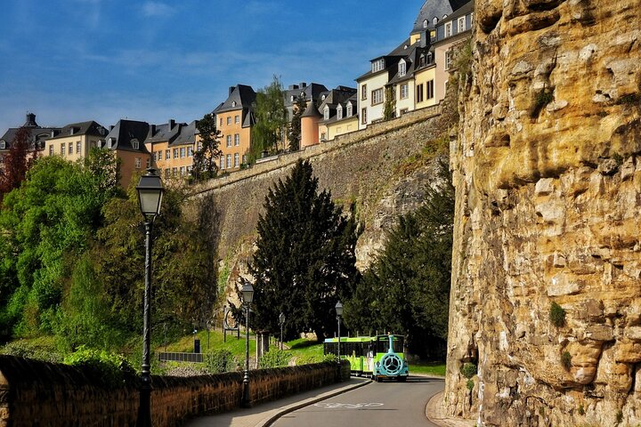 City Train in the old town of Luxembourg