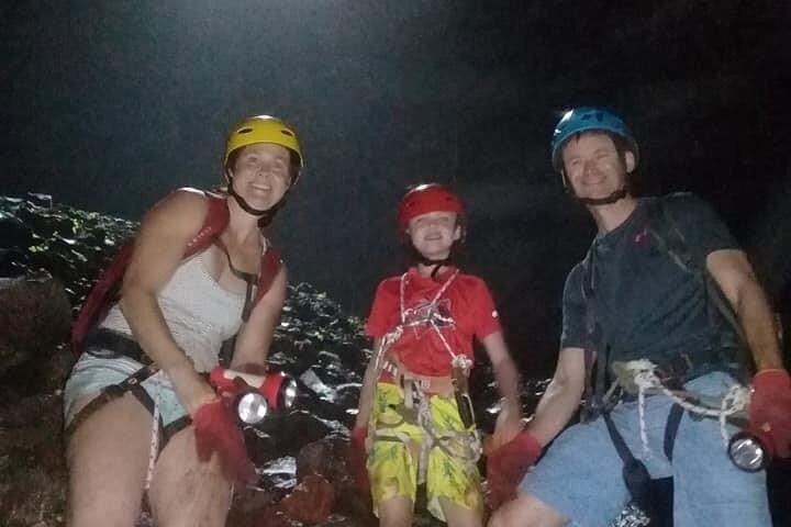 Visit to the Interior of the Triplets Volcano Crater