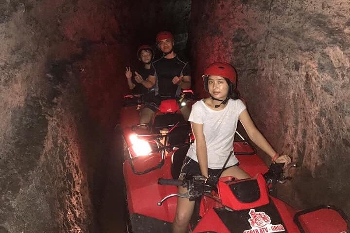 Bali ATV Quad Bike Through Tunnel, Waterfall, White Water Rafting