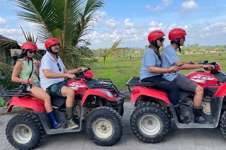 Bali ATV Quad Bike Through Tunnel, Waterfall, White Water Rafting