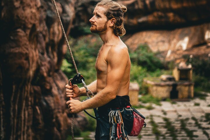 Rock Climbing in Badami