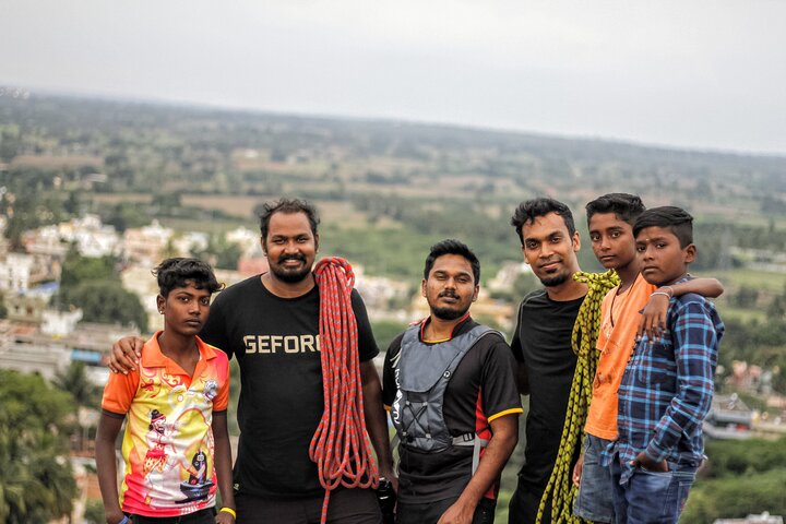 Rock Climbing in Badami
