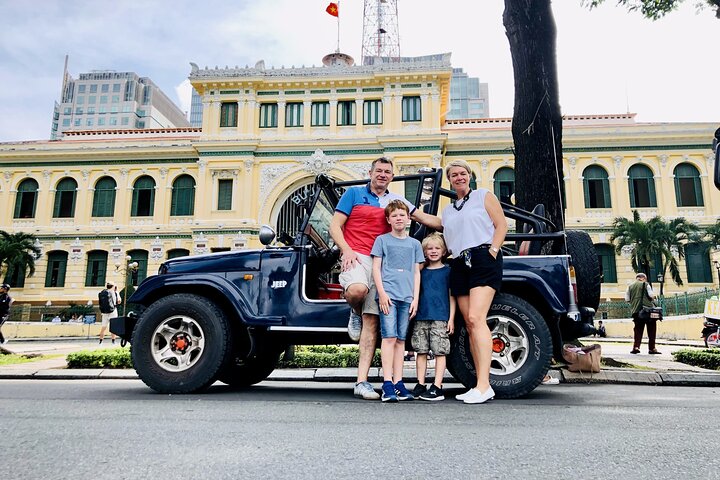 Ho Chi Minh City Private Half-Day Tour by U.S Army Jeep