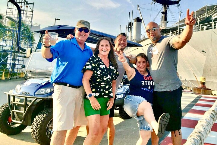 Guided Tampa Sightseeing Tour in a Deluxe Street Legal Golf Cart
