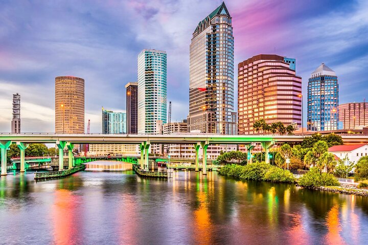 Guided Tampa Sightseeing Tour in a Deluxe Street Legal Golf Cart
