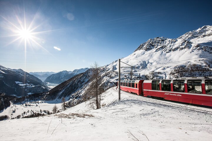 From Milan: St. Moritz and Panoramic Bernina Express Tour