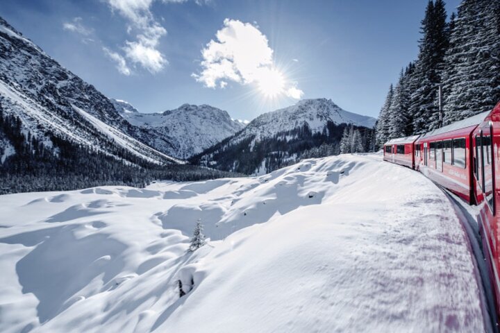 From Milan: St. Moritz and Panoramic Bernina Express Tour