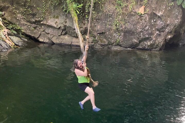 El Yunque Rainforest Waterslides, Waterfalls and Rope Swing