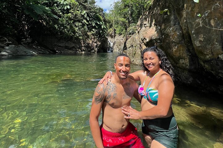 El Yunque Rainforest Waterslides, Waterfalls and Rope Swing