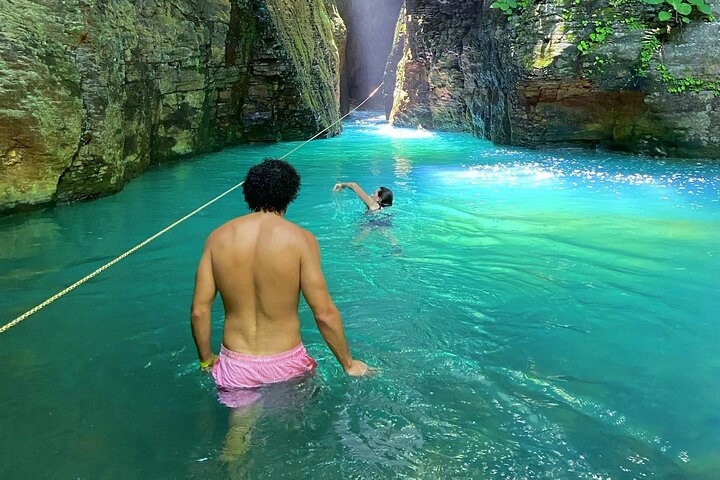 La Leona waterfall adventure hike half day