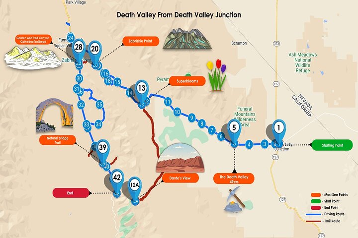 Death Valley National Park Self-Guided Audio Driving Tour