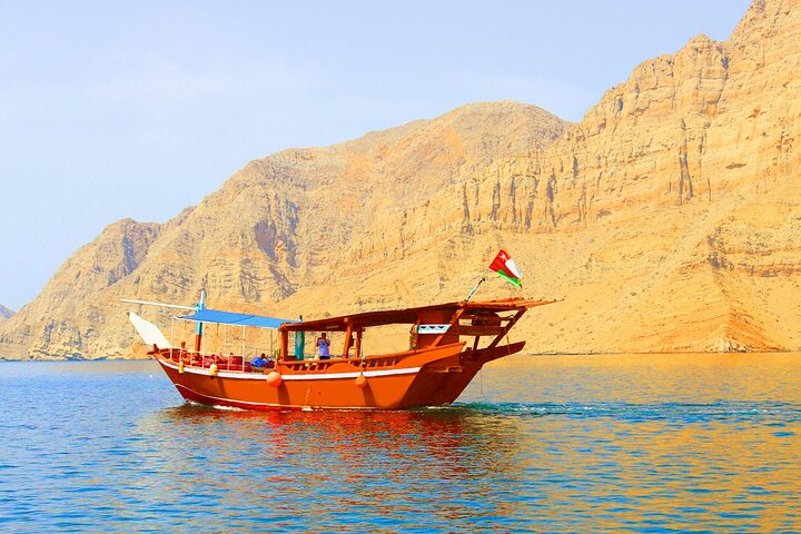 Khasab Full Day Dhow Cruise With Enjoying Snorkeling, Lunch & Dolphin Watching