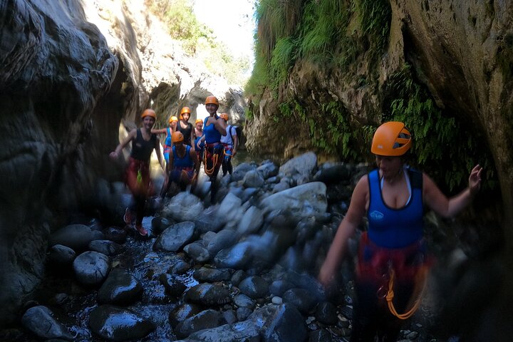 From Estepona: Guided Canyoning Tour on the Guadalmina River