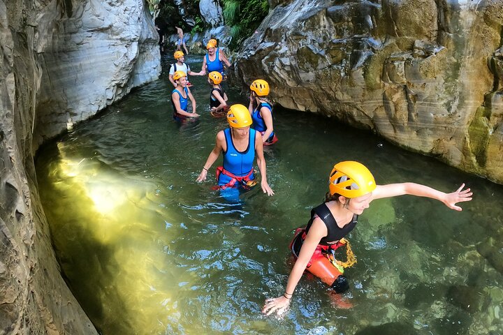 From Estepona: Guided Canyoning Tour on the Guadalmina River