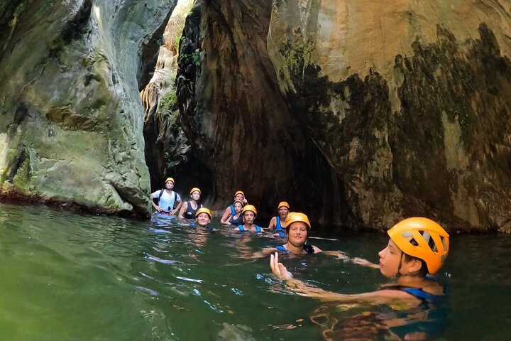 From Estepona: Guided Canyoning Tour on the Guadalmina River