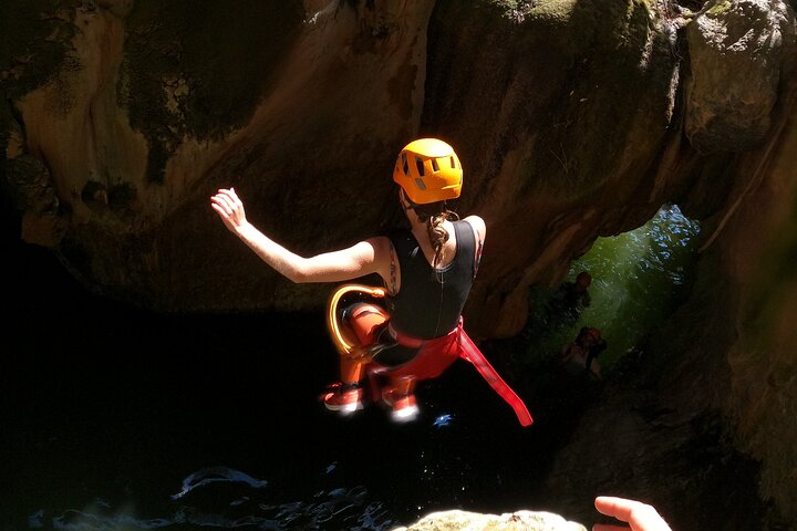 From Estepona: Guided Canyoning Tour on the Guadalmina River