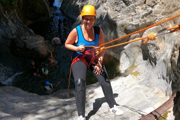 From Estepona: Guided Canyoning Tour on the Guadalmina River