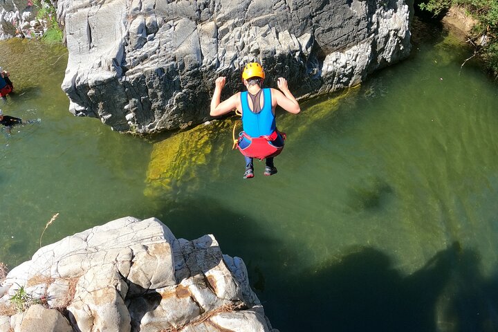 From Estepona: Guided Canyoning Tour on the Guadalmina River