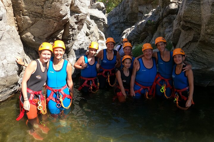 From Estepona: Guided Canyoning Tour on the Guadalmina River