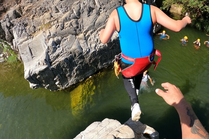 From Estepona: Guided Canyoning Tour on the Guadalmina River